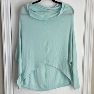Karma Mint Green Long Sleeve Layering Athleisure Top